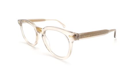 gucci eyeglasses white sides|clear frame Gucci glasses.